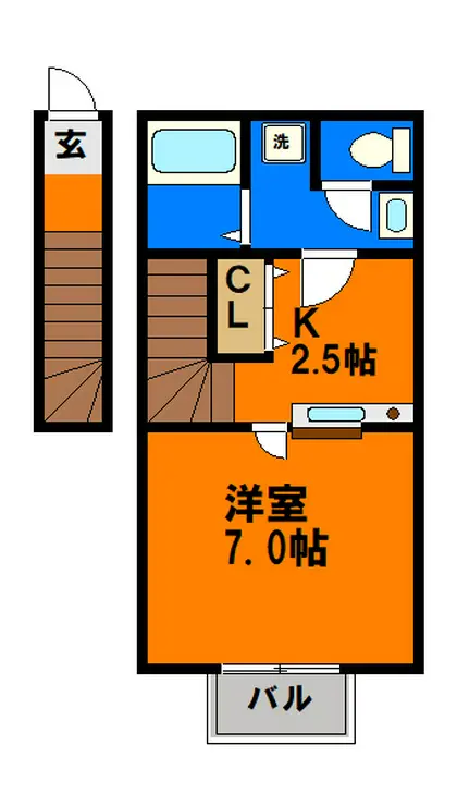 サンドエル 2階階 間取り