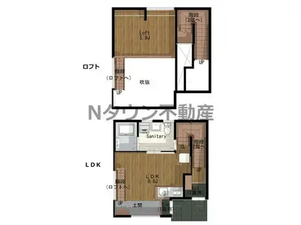 ESPRESSO 清須(ワンルーム/1階)の間取り写真