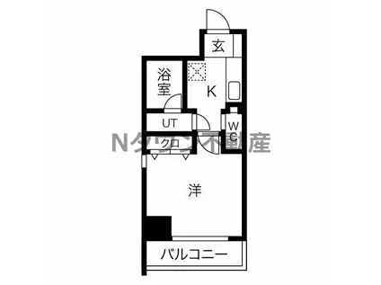 PULCHRA IMAIKE(1K/6階)の間取り写真