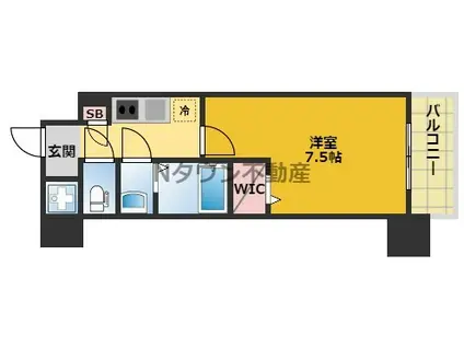 エスリード新栄マルス(1K/10階)の間取り写真