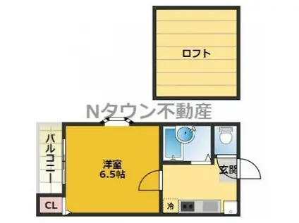 グレイス千種(1K/1階)の間取り写真