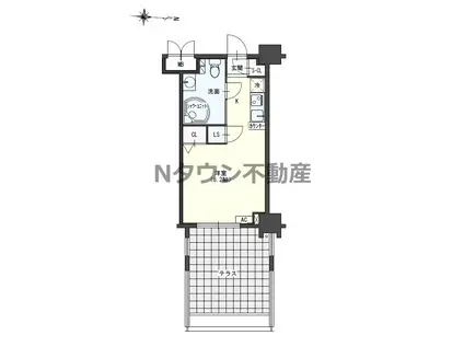 SK BUILDING10(ワンルーム/1階)の間取り写真