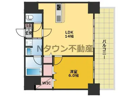 FIRST RESIDENCE SAKAE(1LDK/8階)の間取り写真