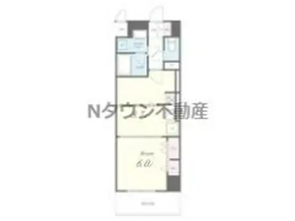 パルファン ドゥ ジョア(1LDK/6階)の間取り写真