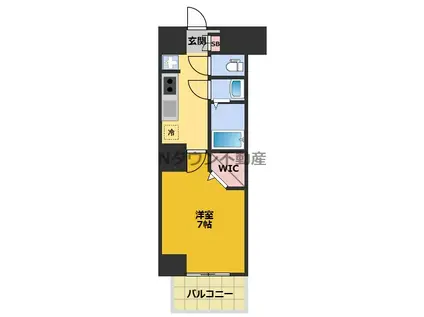 AXIS NAGOYA SW(1K/9階)の間取り写真