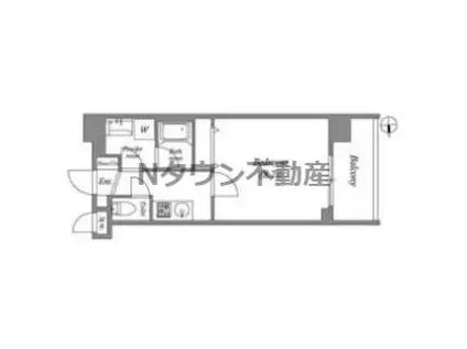 CION NAGOYA MEIEKI(1K/3階)の間取り写真