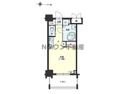 SK BUILDING10(ワンルーム/2階)の間取り写真
