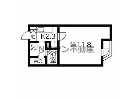LIVES RESIDENCE 東桜(1LDK/5階)の間取り写真