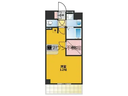 プレサンス栄ブリオ(ワンルーム/3階)の間取り写真
