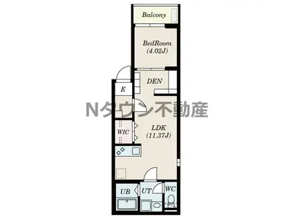 STORIA本陣(1LDK/2階)の間取り写真