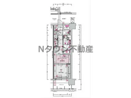 プレサンス ロジェ 金山駅前(1DK/15階)の間取り写真