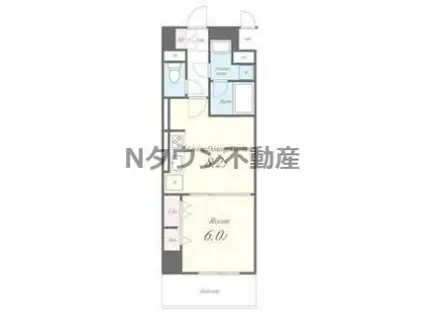 パルファン ドゥ ジョア(1LDK/1階)の間取り写真