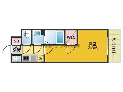 エスリード金山エクセア(1K/6階)の間取り写真