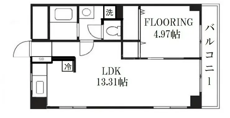 目黒ロイヤルプラザ 5階階 間取り