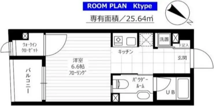 レックス多摩川レジデンス 4階階 間取り