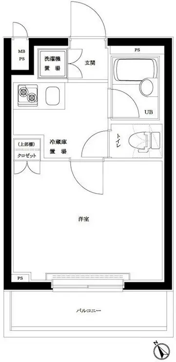 ルーブル蒲田南 3階階 間取り