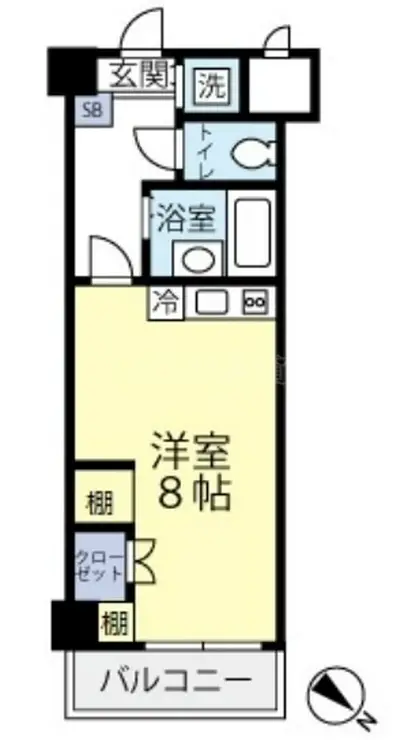 グランヴァン南雪谷 1階階 間取り