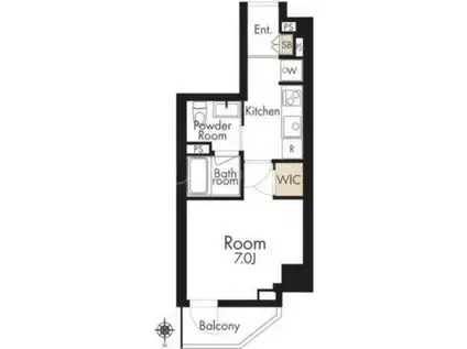 HYS FLAT 糀谷(1K/3階)の間取り写真