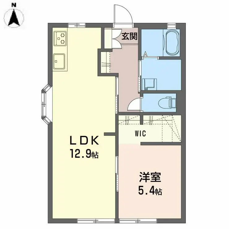 ルーブル大井町参番館 1階階 間取り