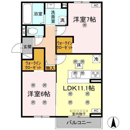 クランツ古川西A棟