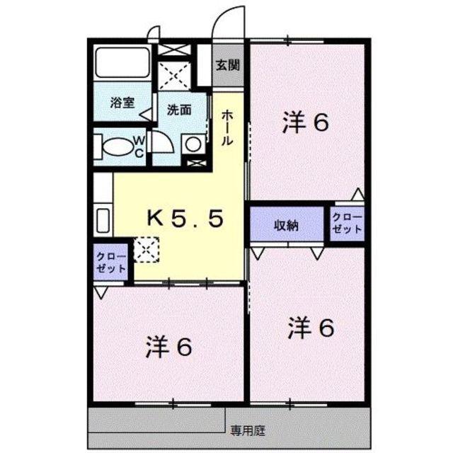 和歌山線 布施屋駅 徒歩8分 2階建 築30年(3K/1階)の間取り写真