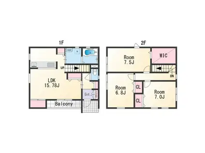 和歌山電鐵貴志川線 田中口駅 徒歩9分 2階建 築1年(3LDK)の間取り写真