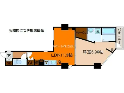 KITOIYASU(1LDK/3階)の間取り写真