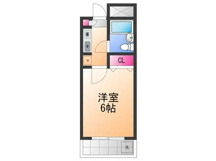 アーバンシェトワ(1K/3階)の間取り写真