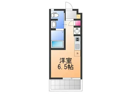 レガーロ鳳東町(ワンルーム/2階)の間取り写真