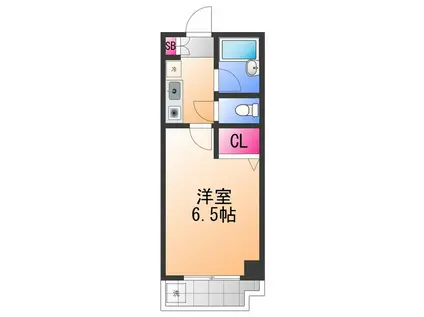 エフォールナガイ(1K/7階)の間取り写真