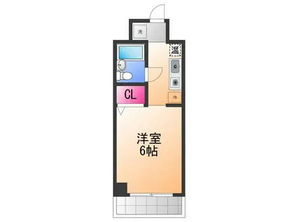 プリメールFUJIWARA(1K/4階)の間取り写真