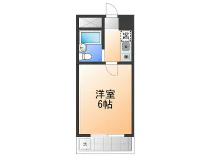 オンディーヌ(1K/1階)の間取り写真