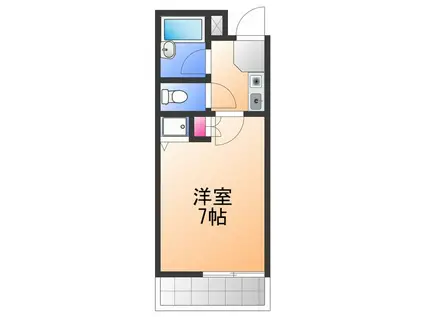 シャルマンフジ和泉大宮壱番館(1K/3階)の間取り写真