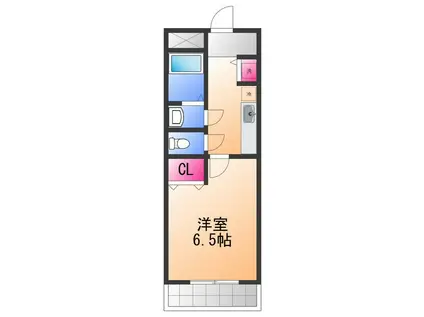 コスタ ルーチェ(1K/4階)の間取り写真