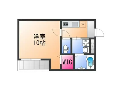 フジパレス堺鳳駅北ウエスト(1K/3階)の間取り写真