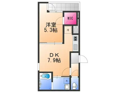 フジパレス東羽衣2番館(1DK/3階)の間取り写真