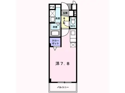 GOODDAY MANSION(ワンルーム/3階)の間取り写真