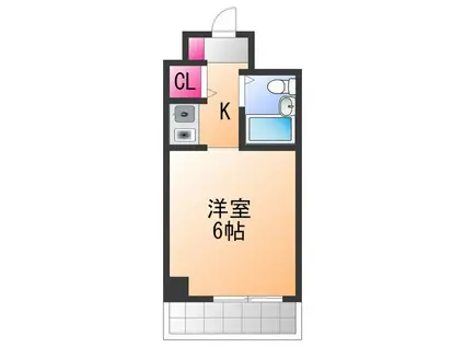 インペリアル関西エアポートC棟(1K/7階)の間取り写真