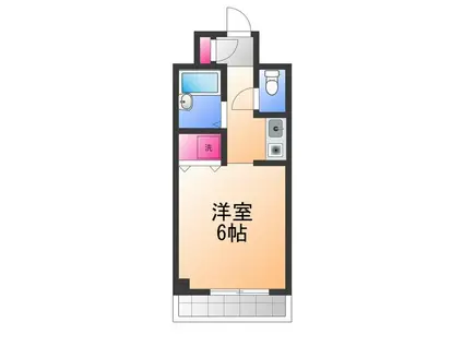 レジデンス曽根(1K/5階)の間取り写真