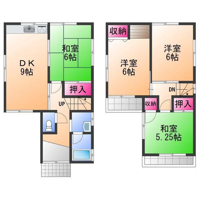 南海電鉄南海本線 春木駅 徒歩18分 2階建 築47年
