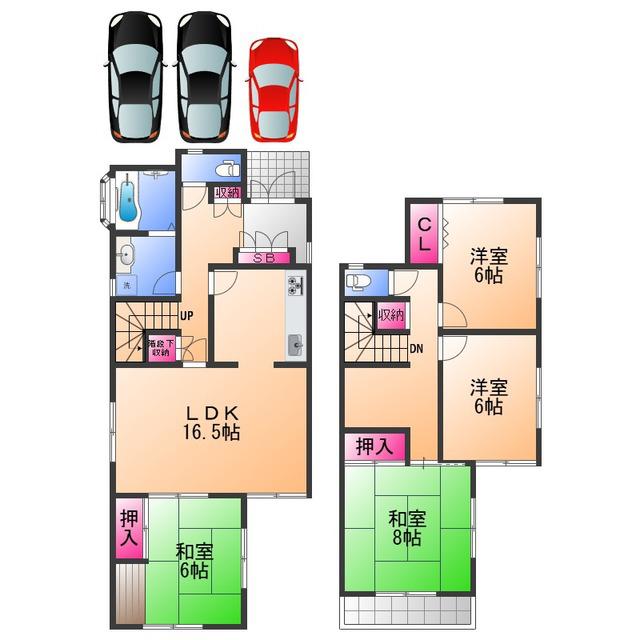 南海電鉄泉北線 和泉中央駅 徒歩29分 2階建 築30年