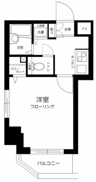 スカイコート神楽坂壱番館 3階階 間取り