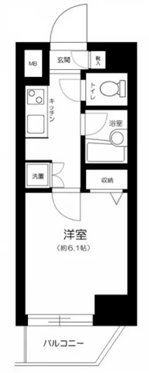 ドルチェ秋葉原・North 7階階 間取り