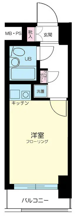 クリオ千駄木壱番館 9階階 間取り
