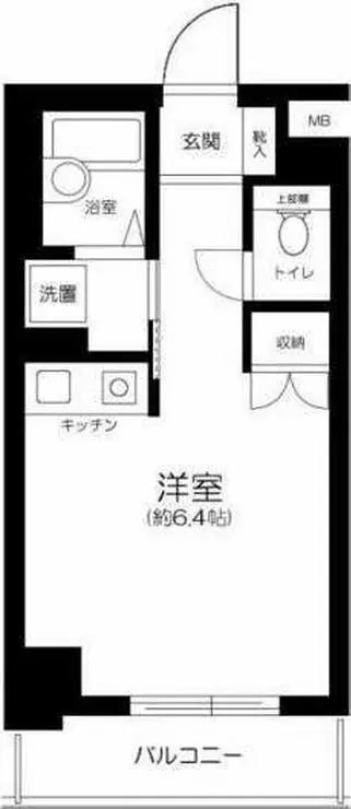 リバーサイドタワー蔵前 4階階 間取り