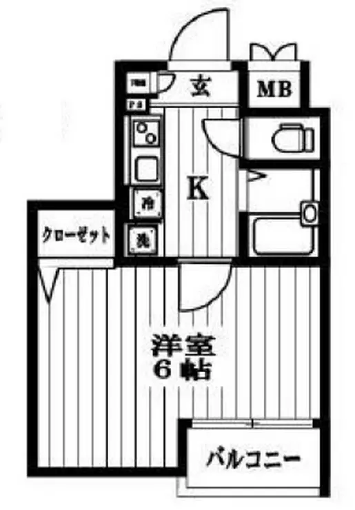 エスコート東大前 9階階 間取り