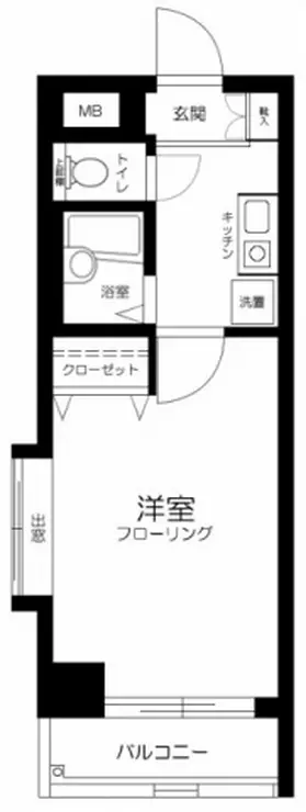 カテリーナ両国 4階階 間取り