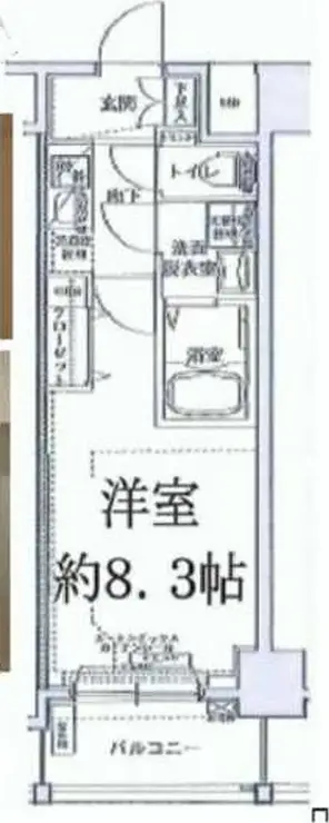 アイル東京向島参番館 7階階 間取り