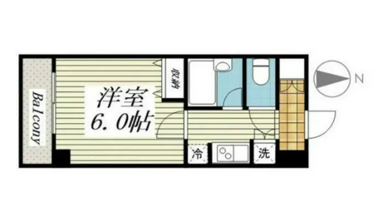シンシア後楽園 6階階 間取り