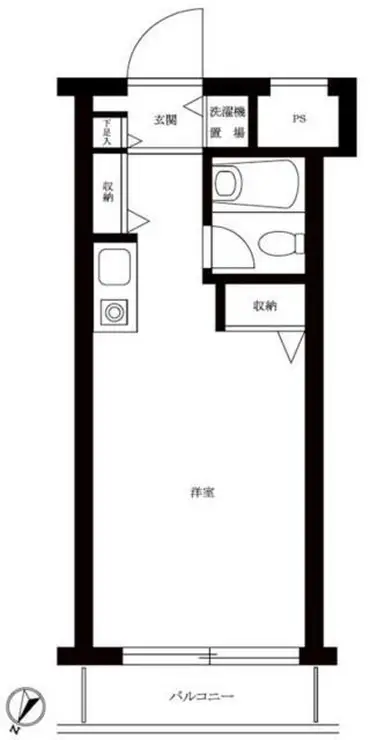 ペガサスマンション浄心寺坂 3階階 間取り